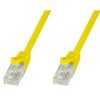 Patch Cord Cat5e Utp 0,25M Żółty Cca