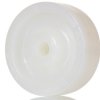 Kółko do wózka, Lite, Poliamid, Biały, obc.: 450kg, śred.: 100mm, szer.: 37mm