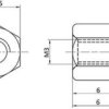 Kołek dystansowy econ connect D3X06I5MH 1 szt.