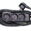 Listwa zasilajaca Eco-Line 3m 3x230V czarna H05VV-F 3G1,5 1157504130
