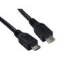 Kabel USB Złącze A Micro USB A Złącze B Micro USB typu B dł. 1.8m Przewód przedłużający USB USB 2.0 kolor: Czarny
