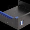 18006 Mounting frame Slim Bay to 5.25, 2x USB 3.0