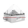 Sygnalizator optyczny, biały, Quadro LED-HI 3G/3D ATEX, 115/230 V AC/DC,...