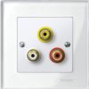 MERTEN SYSTEM M Gniazdo wtykowe złącza audio/wideo biel polarna MTN4351-0319 SCHNEIDER ELECTRIC