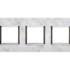 DANTE Ramka potrójna kamień BIANCO 4504483