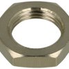 Nakrętka; M12x1; M12; 1; 3,9mm; mosiądz niklowany