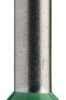 Insulated wire end ferrule, 6.0 mm², 26 mm long, NF C 63-023, green, DZ5CE063
