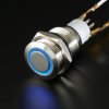 Adafruit Rugged Metal Pushbutton with Blue LED Ring