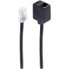 Shiverpeaks BS70226-8/8 extension cable 6m black for ISDN RJ45 plug to socket