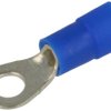 Końcówka; M4; 1,5÷2,5mm2; oczkowa; izolowany; KOE 4-2,5; niebieski; proste; na przewód; cynowane; zaciskany