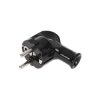 Wtyczka sieciowa WT-40 16A czarn unishuko Elgotech kątowa