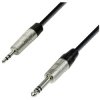 Adam Hall K4BVW0150 Jack Audio Cable black 1x3.5mm 1x6.3mm 1.50m