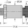 Turck Przetworniki ciśnienia 1 szt. PT600R-2110-I2-AMPS1.5