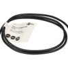 Kabel; USB; K46800; wtyk USB-A; wtyk microUSB; 1m; czarny; okrągły; PVC; Goobay; RoHS