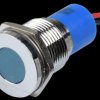Q14F3CXXB12E Indicator LED, 12 V DC, 14 mm, wired, blue/BrC