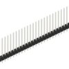 Pin header, 30 pole, pitch 2.54 mm, straight, black, 10048710