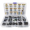 Zestaw 150 sztuk układów scalonych: wzmacniacze operacyjne,oscylatory,PWM NE555,LM358,LM324,TDA2030,UC3842,ULN2003 z gniazdami i
