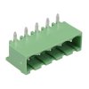 5-Way 5.00mm Horizontal PCB Header Closed Ends 15A 300V