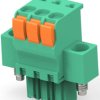 PCB terminal, 3 pole, pitch 3.5 mm, AWG 30-14, 9 A, push-in spring connection, green, 1986723-3