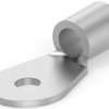 Uninsulated ring cable lug, 13-15 mm², AWG 6, 5 mm, metal, 33464
