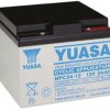 Uszczelniony akumulator kwasowo-ołowiow 24Ah Yuasa 125 x 166 x 175mm 12V