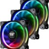 Thermaltake RIING PLUS 14 LED RGB Wentylator do obudowy PC rgb (S x W x G) 140 x 140 x 25 mm z podświetleniem LED
