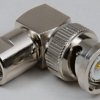 Coaxial adapter, 50 Ω, FME plug to BNC plug, angled, 0412013