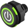 Sensor button, On-Off, mounting Ø 22.5 mm, illuminated, red/green, plastic, IP69K, 84-ASKS-B14-04A0
