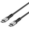 Manhattan Kabel Thunderbolt™ USB4® Złącze Thunderbolt™ (USB-C®) 1.00 m czarny wtyczka po obu stronach, podwójne ekranowa