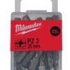 Bity do wkrętarki PZ2 25mm 25szt MILWAUKEE