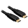 Delock 82670 HDMI Cable HDMI-A plug, HDMI-A plug 2.00 m Black 4K UHD HDMI cable