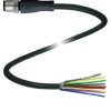 Pepperl+Fuchs 241468 Złącze konfekcjonowane czujnika/aktuatora V19S-G-BK7M-PUR-U/ABG, piny: 8, 7 m, 1 szt.