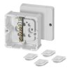 Puszka do wyrównania potencjału w instalacjach wewnętrznych IP54 szara z zaciskami 1-biegunowa 1x25+4x10 mm2 DP 9026 6000039