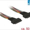 84824 Delock Cable U.2 SFF-8639 female > U.2 SFF-8639 female, 50 cm