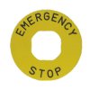 Tabliczka EMERGENCY, plastikowa, 60mm T0-BET60P