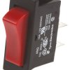 Przełącznik kołyskowy Wł.-wył. Nie 10 A SPST Czerwony TE Connectivity