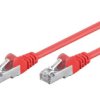 F/Utp5-Cca-075Rd Patch Cord F/Utp 5E Linka Cca Pvc Czerwony 7,5M 26Awg