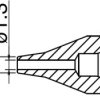 Solder nozzle, round shape, Ø 1.3 mm, N61-06