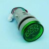 AMPER.100A GREEN LED 28mm 230V