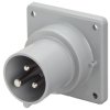 Złącze przemysłowe - zasilające 16A Wtyczka 230 V 2P + E Męski Scame Niebieski Montaż na panelu IP44