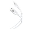 Kabel USB/USB-C 1m 2.1A biały silikon XO NB212