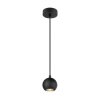Lampa sufitowa, podwieszana SLV LIGHT EYE® 90 1008172 GU10 6 W czarny
