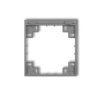 MINI Ramka pośrednia do gniazd bryzgoszczelnych z uziemieniem schuko szary mat 27MRPB-1s KARLIK