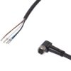 Kabel Konfekcjonowany Jednostrony Złącze M8 Żeńskie 4-Pinowe Kątowe Wolny...