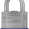 Kłódka średnica szekli: 8.8mm ABUS z kluczem W budynkach, na zewnątrz Stal Szary