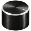 TruComponents 320026 Control knob + marking Black (Ø x H) 15mmx10mmAlu/Plastic