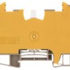 Disconnect/test-disconnect terminal block, screw connection, 0.5-1.5 mm², 10 A, 4 kV, dark beige, 1016000000