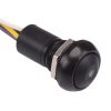 IPR3FAD2L0S06 Red LED Round Momentary Prewired Push Button Switch SPST IP67 APEM