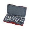 Teng T3418-6 Socket Set of 18 Metric 3/4in Drive