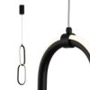 Lampa Wisząca Led,Lampa Sufitowa 12W, 700Lm, 4000K, Ip20, Czarna, Santana Horoz